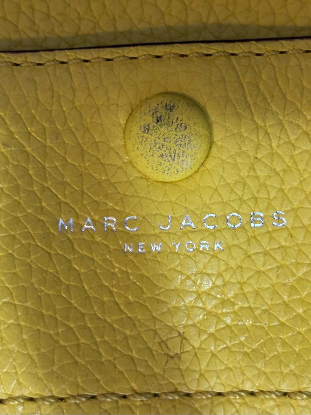 Marc Jacobs Sunshine Yellow Zip-Around Mini Wallet - Picture 7 of 7